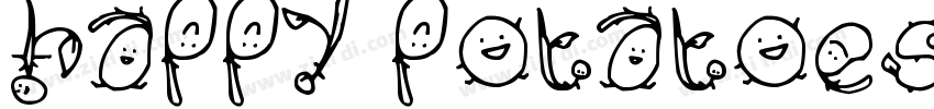 Happy potatoes字体转换